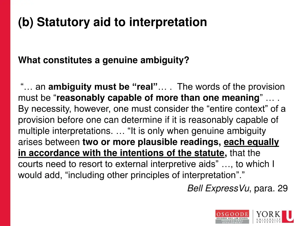 b statutory aid to interpretation 3