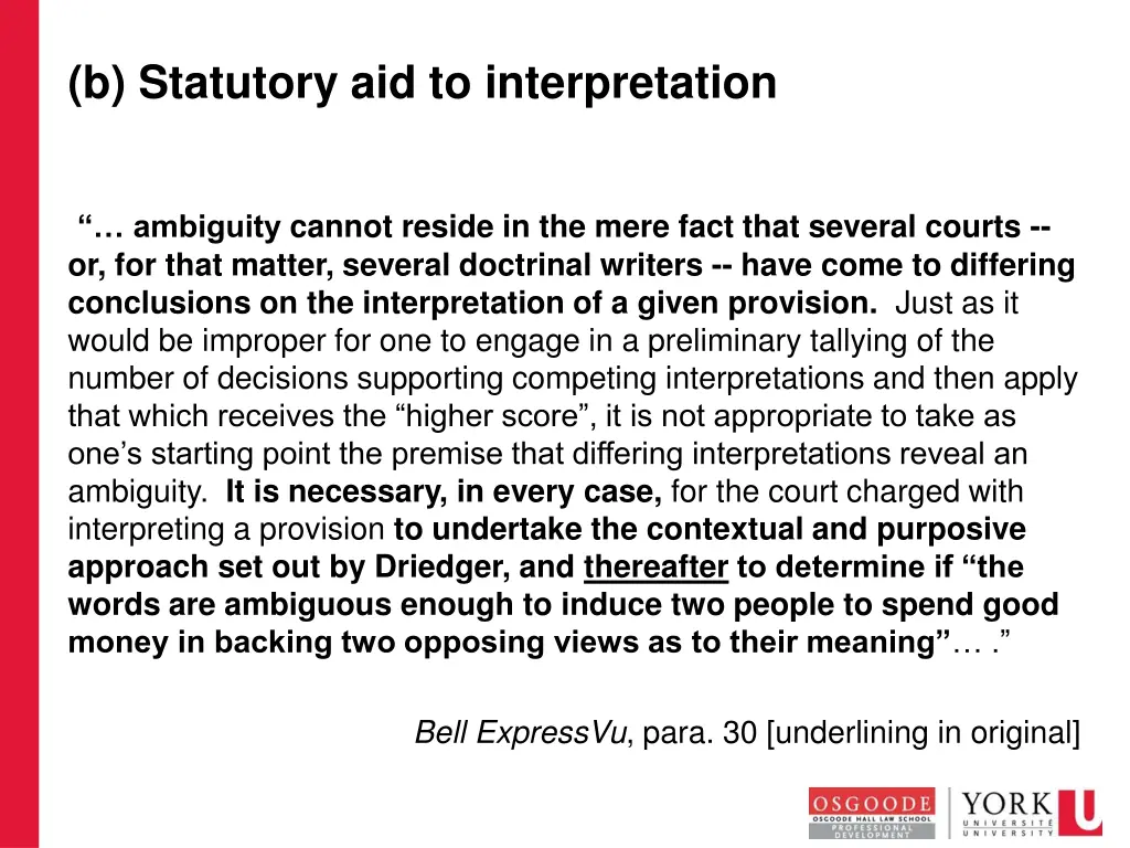 b statutory aid to interpretation 4