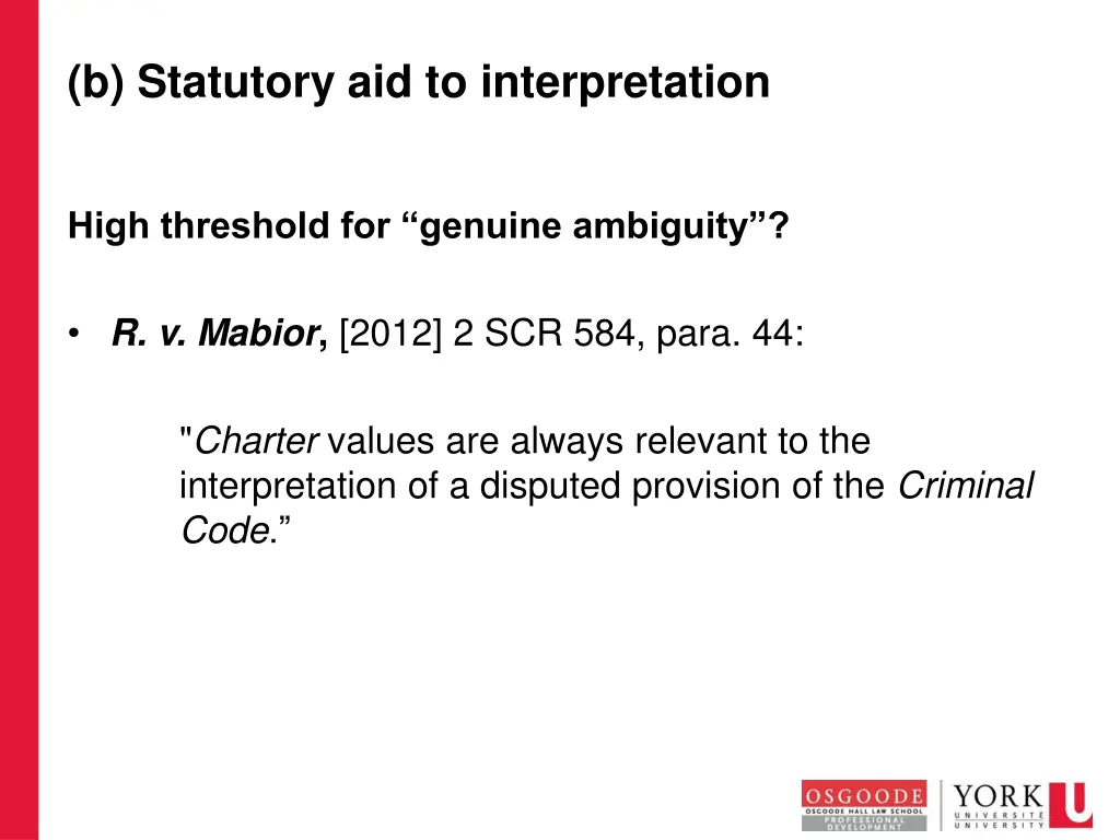 b statutory aid to interpretation 7
