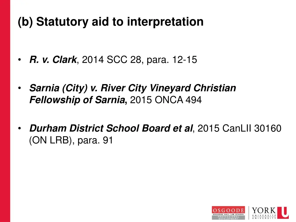 b statutory aid to interpretation 8
