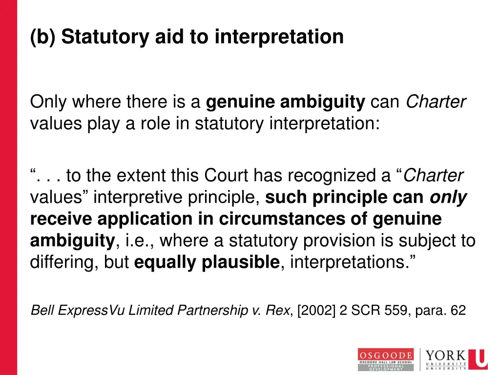 b statutory aid to interpretation