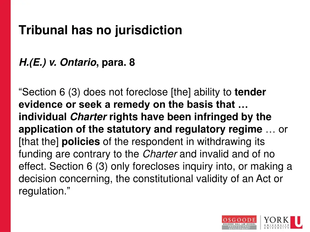 tribunal has no jurisdiction 5