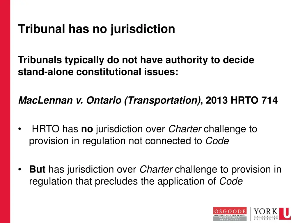 tribunal has no jurisdiction 6