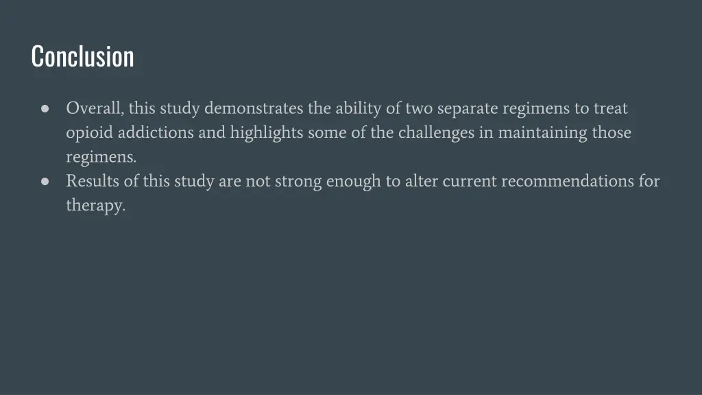 conclusion