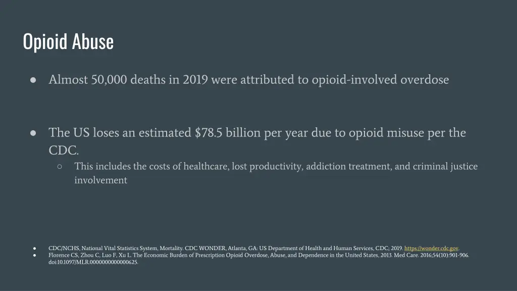 opioid abuse