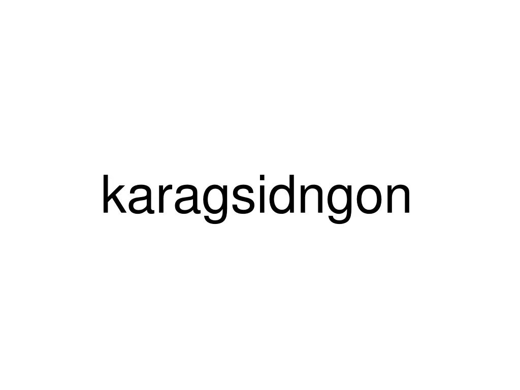 karagsidngon 1