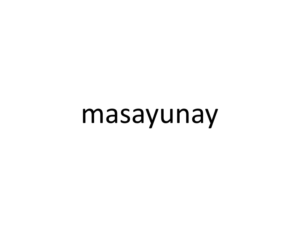 masayunay