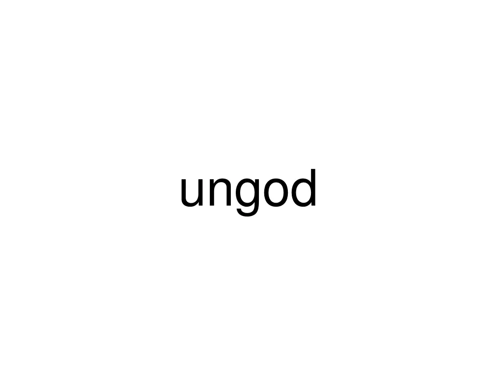 ungod