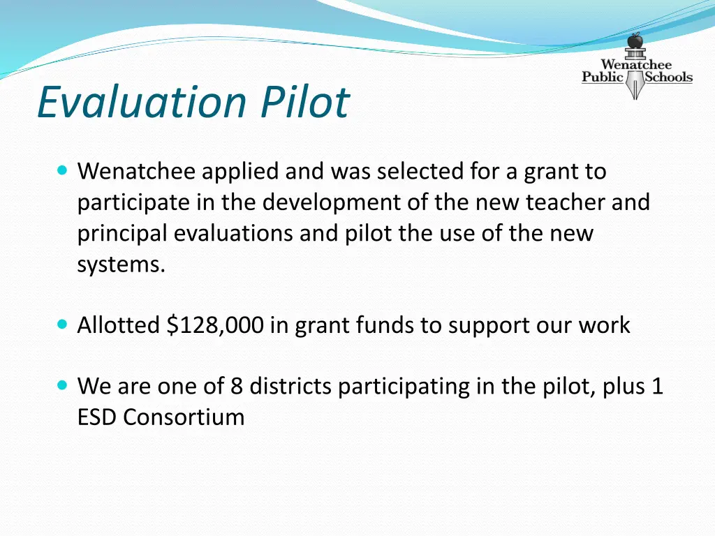 evaluation pilot