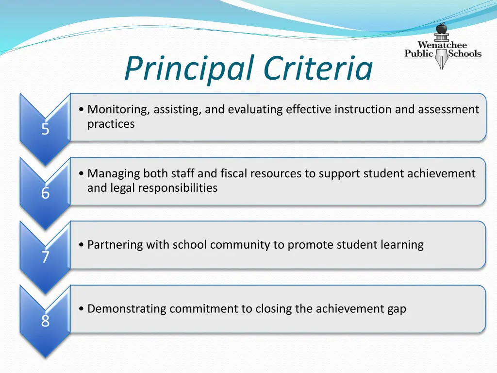 principal criteria 1
