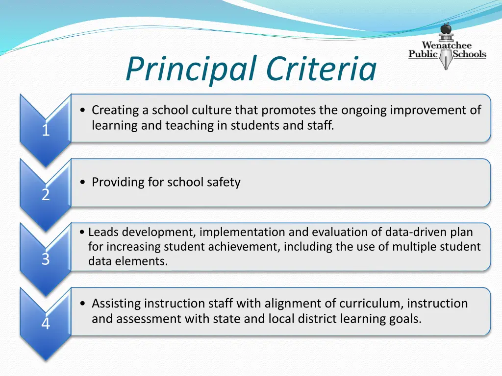 principal criteria