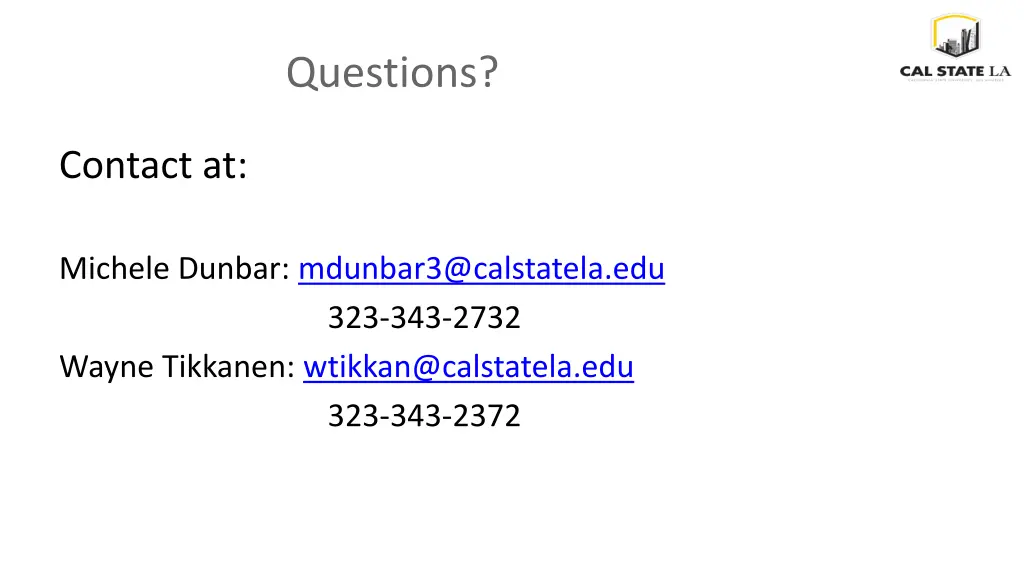 questions