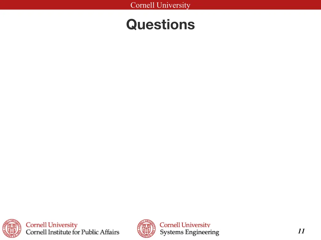cornell university questions