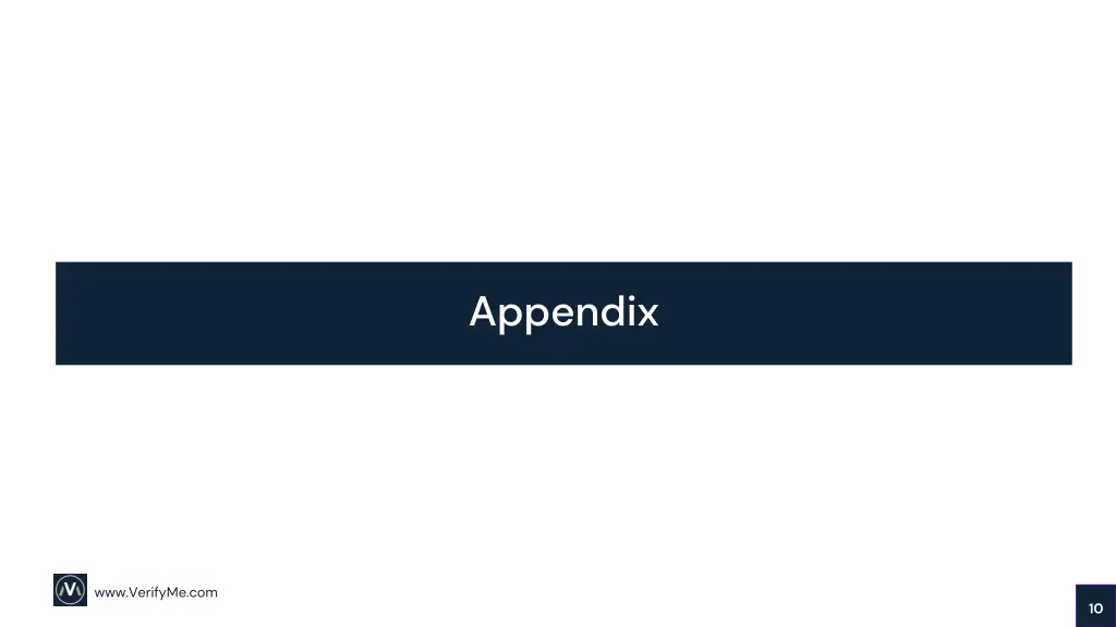 appendix