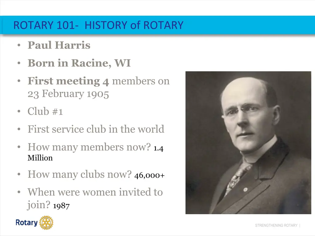 rotary 101 history of rotary