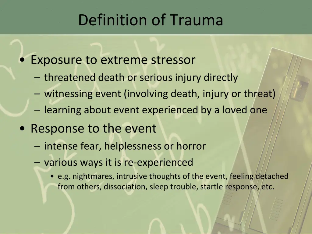 definition of trauma