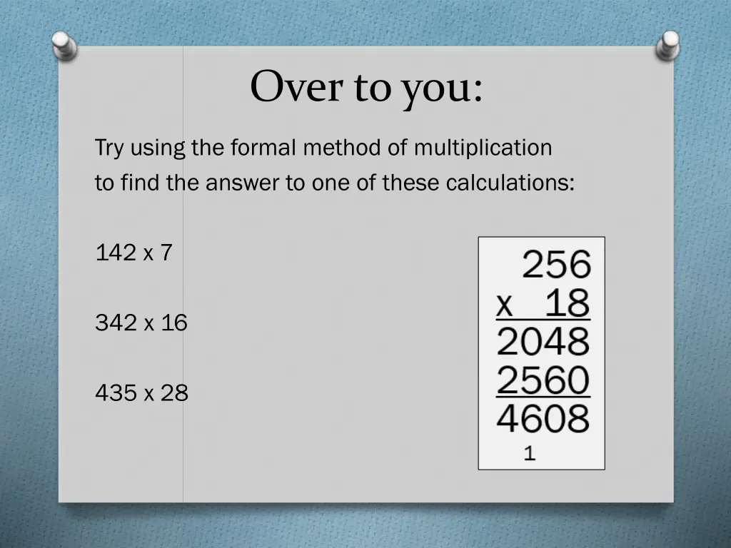 over to you 2