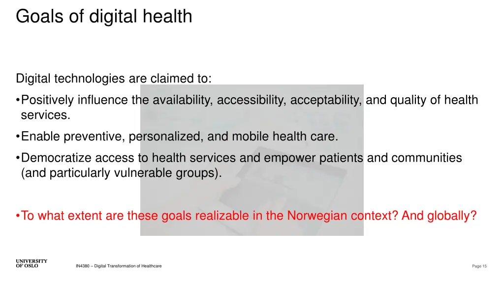 goals of digital health 1