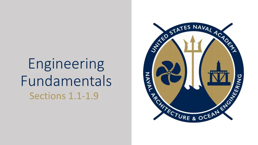 engineering fundamentals sections 1 1 1 9