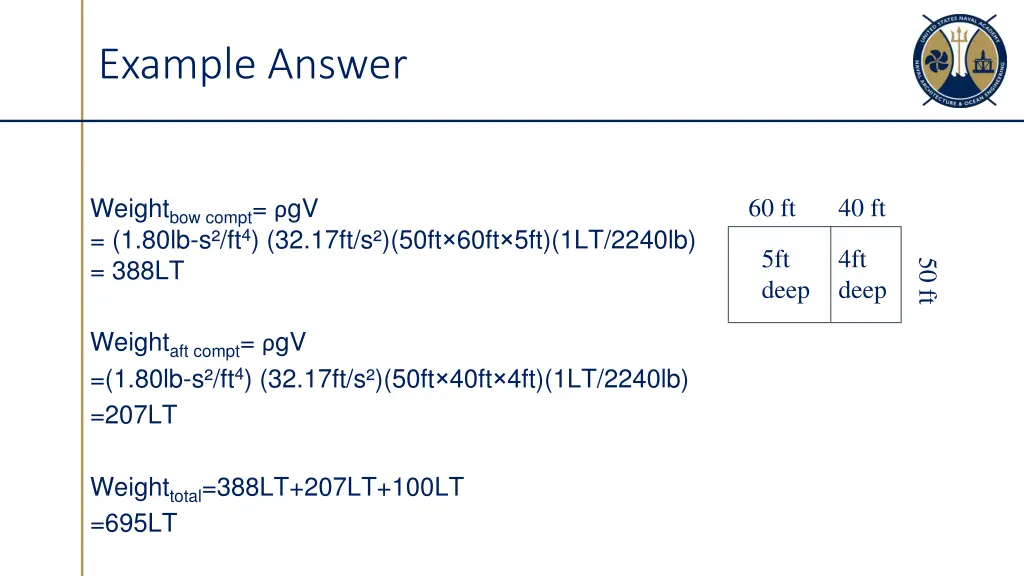 example answer