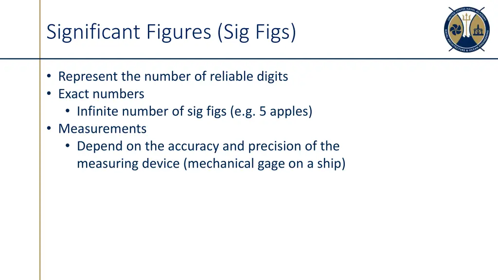 significant figures sig figs