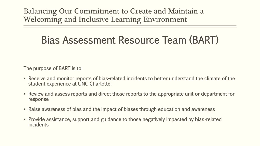 balancing our commitment to create and maintain