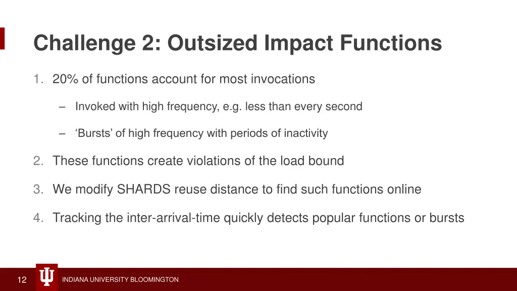 challenge 2 outsized impact functions