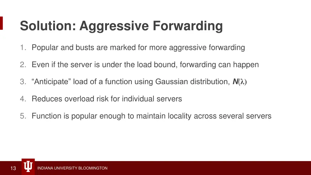 solution aggressive forwarding