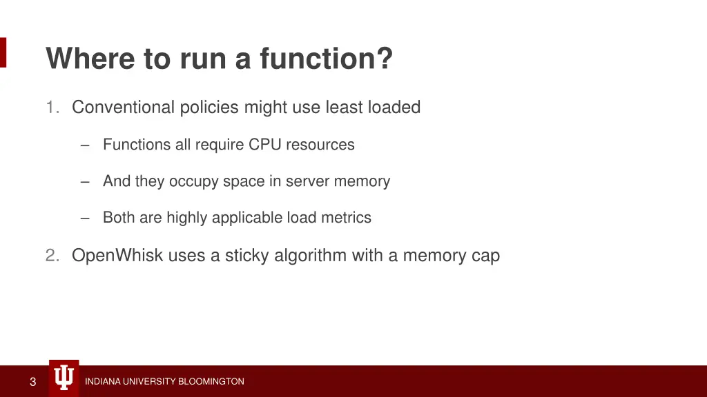 where to run a function
