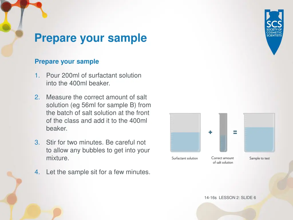 prepare your sample