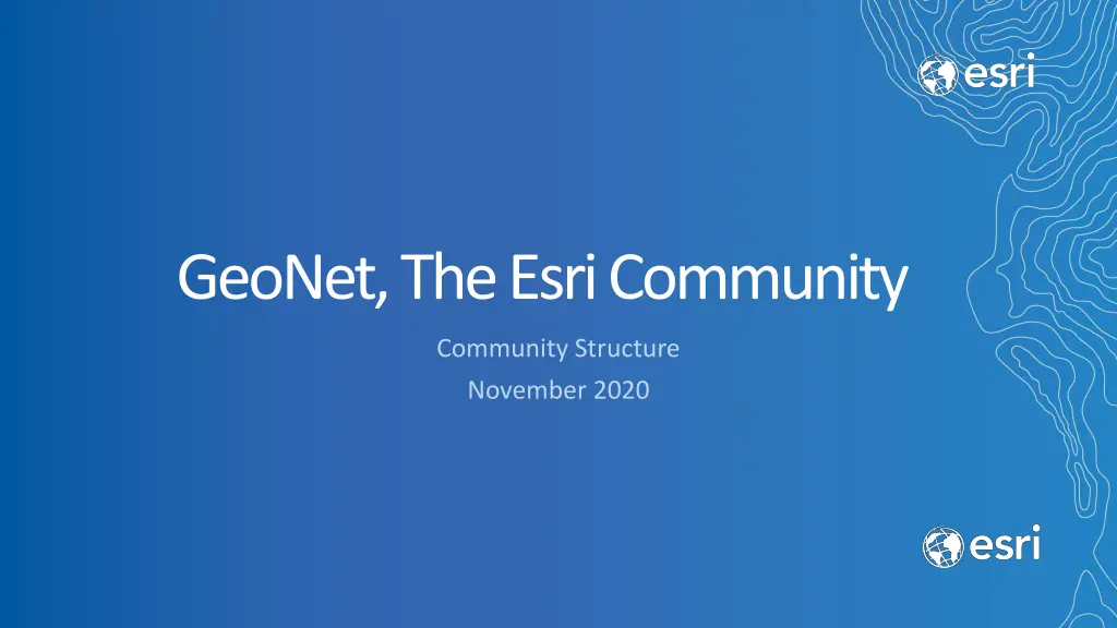 geonet the esri community