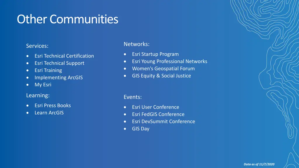 other communities