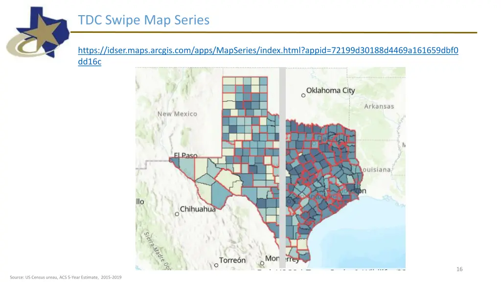 tdc swipe map series