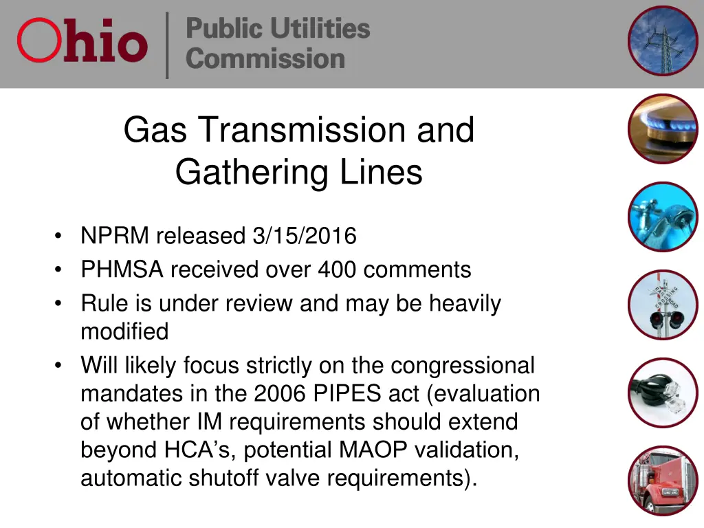 gas transmission and gathering lines