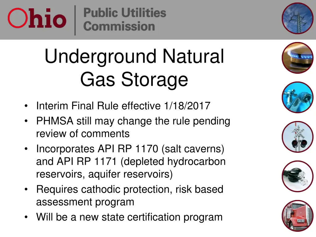 underground natural gas storage