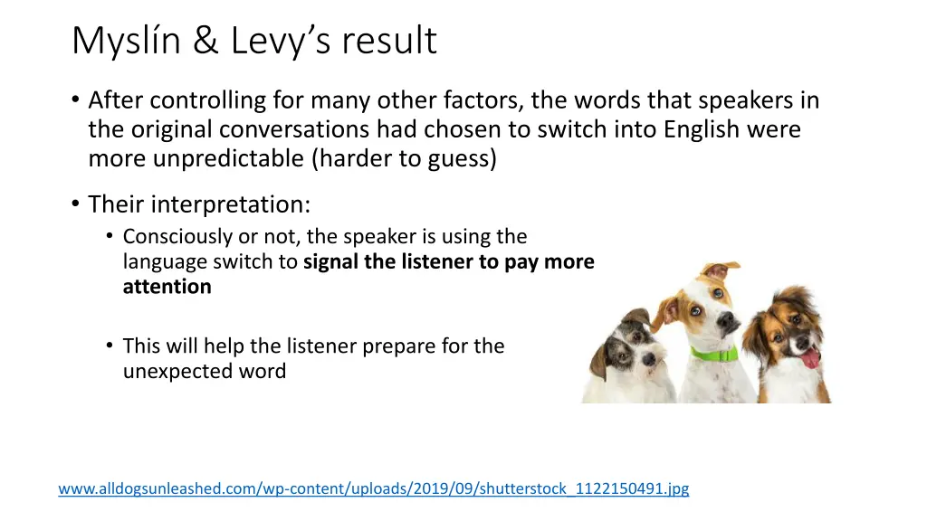 mysl n levy s result