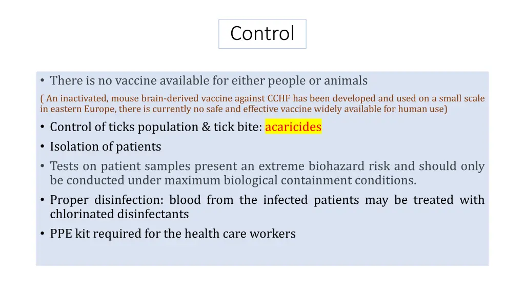 control