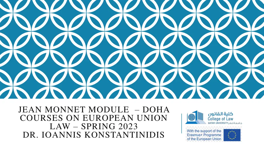 jean monnet module doha courses on european union