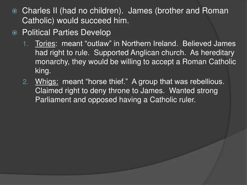 charles ii had no children james brother