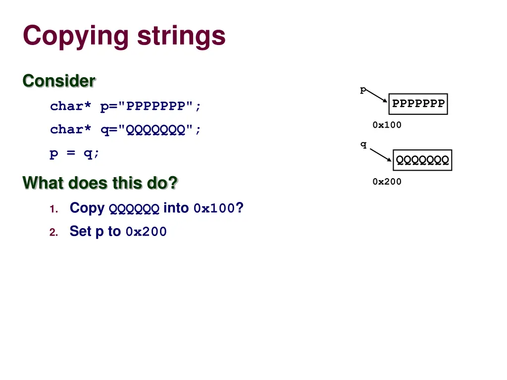 copying strings