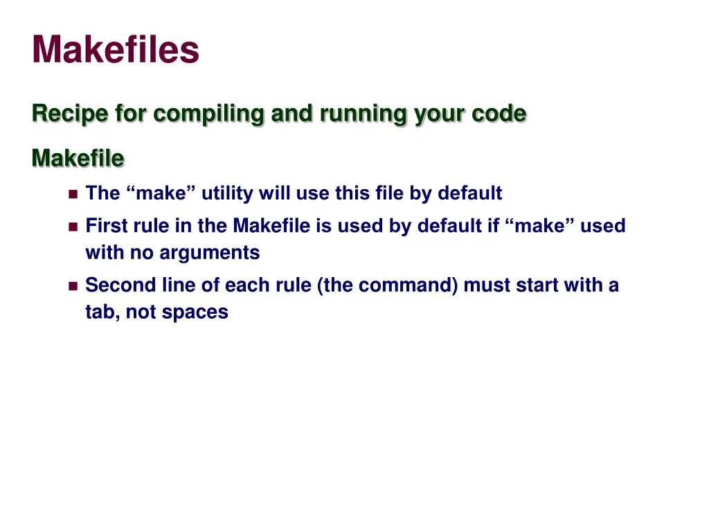 makefiles