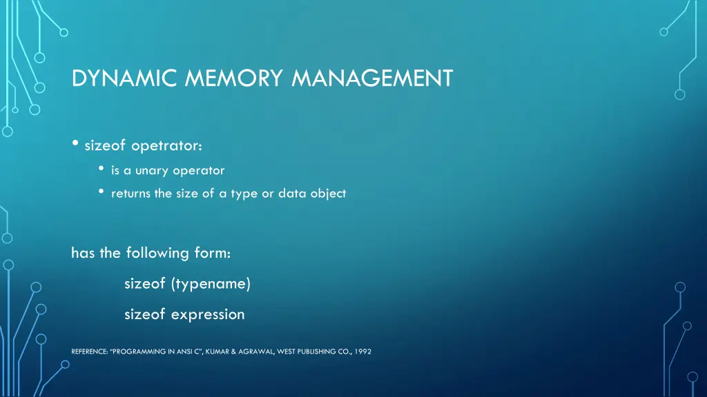 dynamic memory management