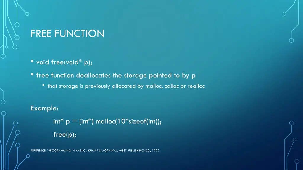 free function