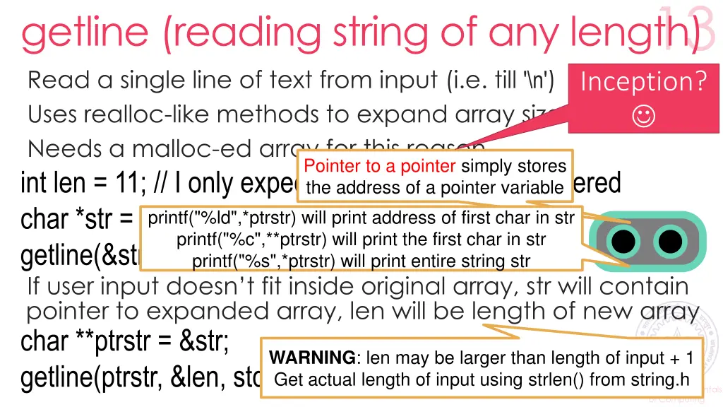 getline reading string of any length read