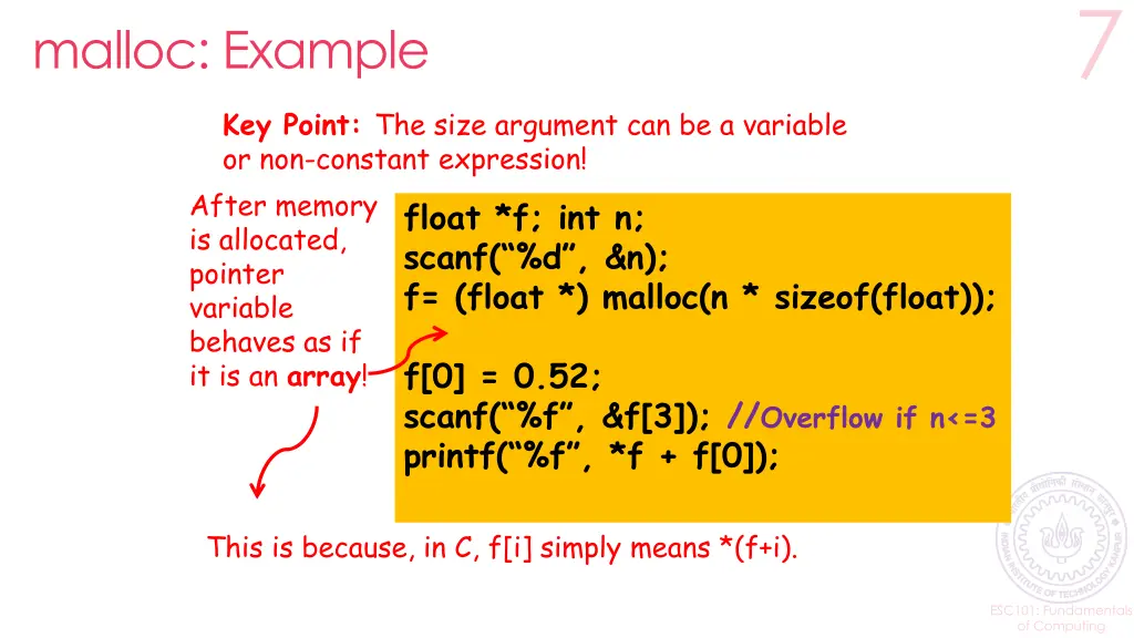 malloc example 1