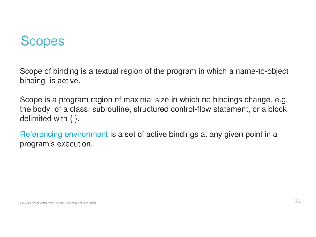 scopes