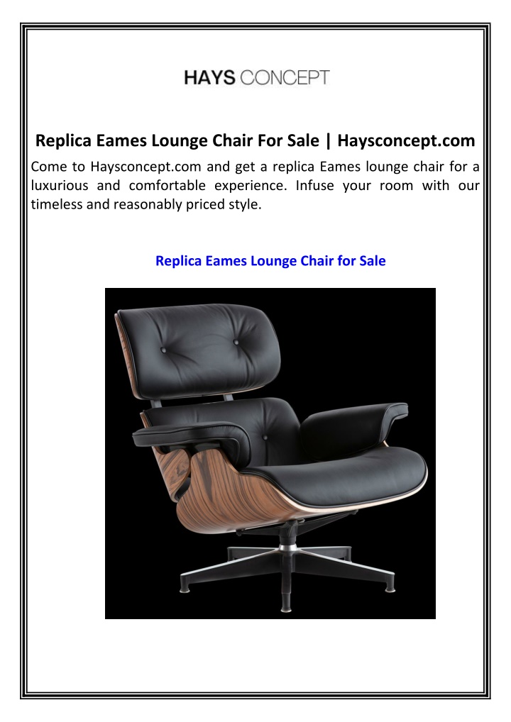 replica eames lounge chair for sale haysconcept