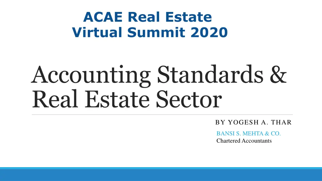 acae real estate virtual summit 2020