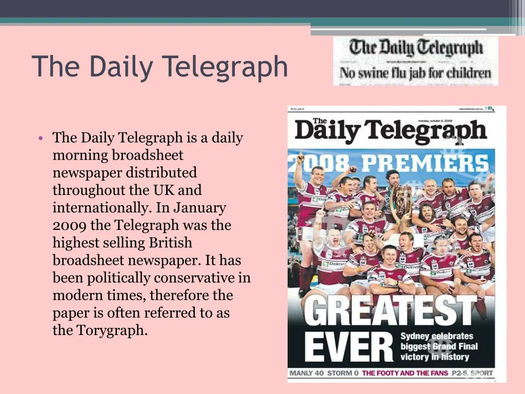 the daily telegraph