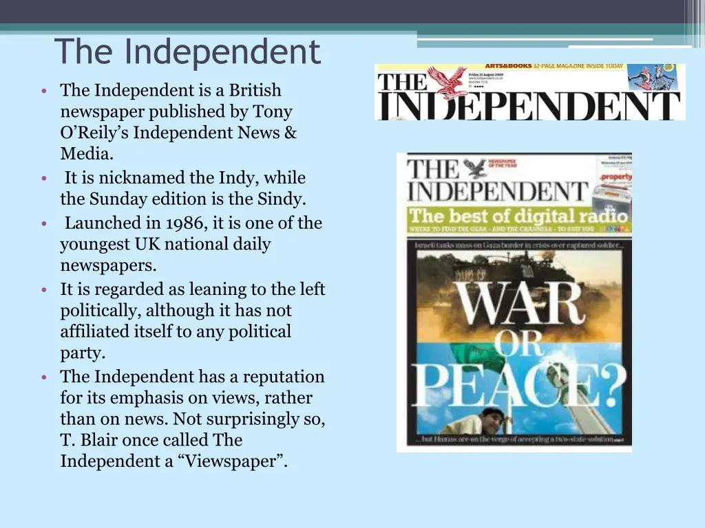the independent the independent is a british
